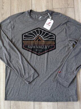 LEAGUE Sun Valley Idaho Long Sleeve T-Shirt Mens
